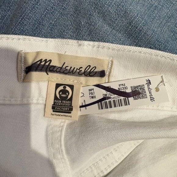 Madewell The Petite Perfect Vintage Wide-Leg Crop Jean - Tile White Size 29P NWT - Picture 4 of 7
